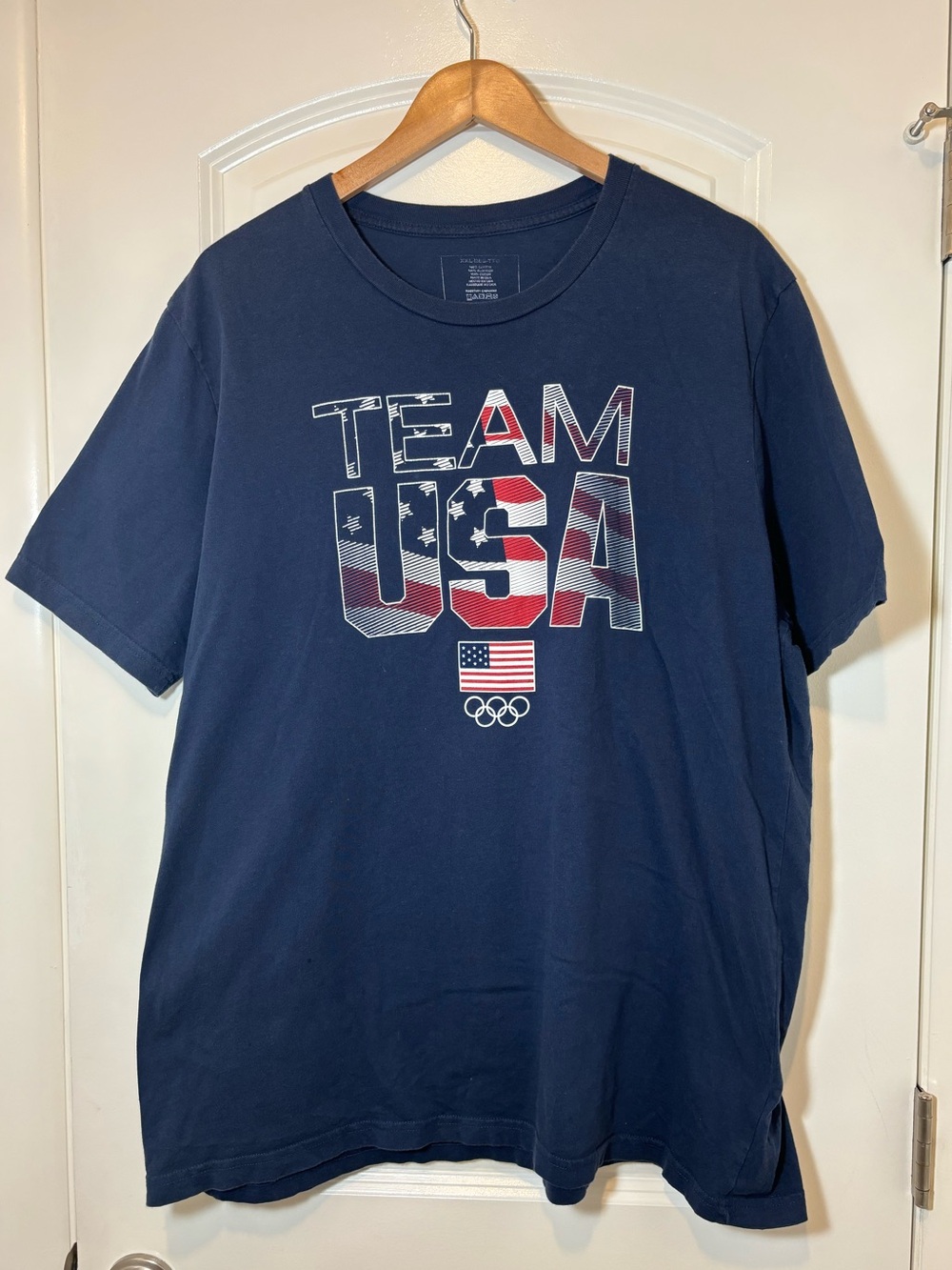 Team Apparel Navy Short Sleeve "TEAM USA" Graphic Tee